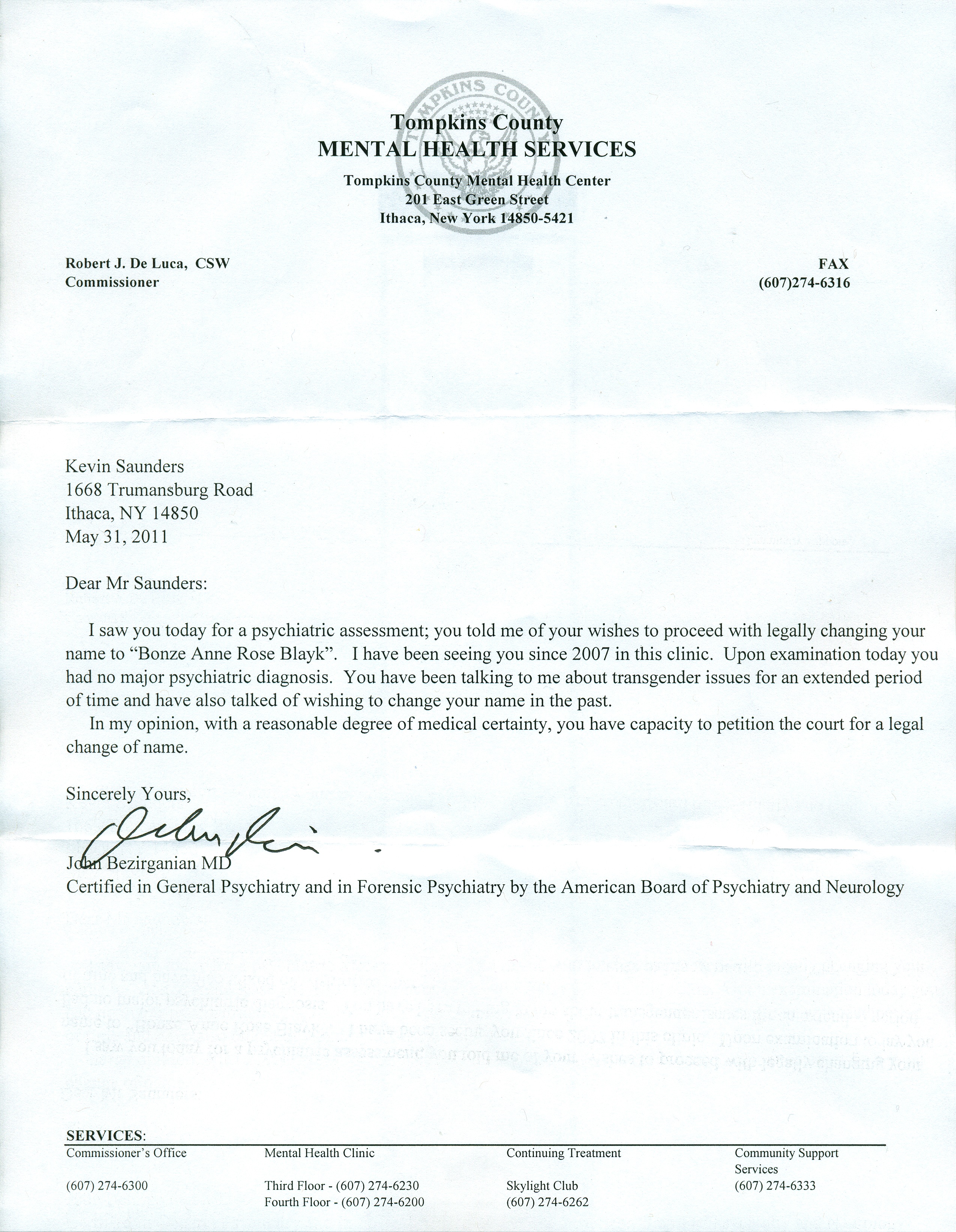 ./2011-05-31 - Letter of John Bezirganian MD in support of Change of Name - small.jpg